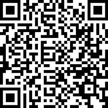 Ein quadratischer QR-Code auf wei&szlig;em Hintergrund.