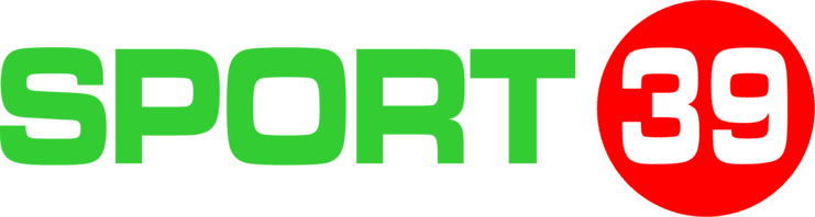 Logo von SPORT39 in gr&uuml;ner und roter Schrift. Die Zahl 39 ist rund und rot hervorgehoben.
